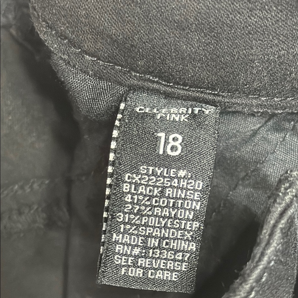 Celebrity Pink Black Skinny Jeans - Picture 8 of 12